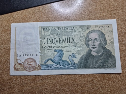 5000 lire colombo caravelle - colombo,