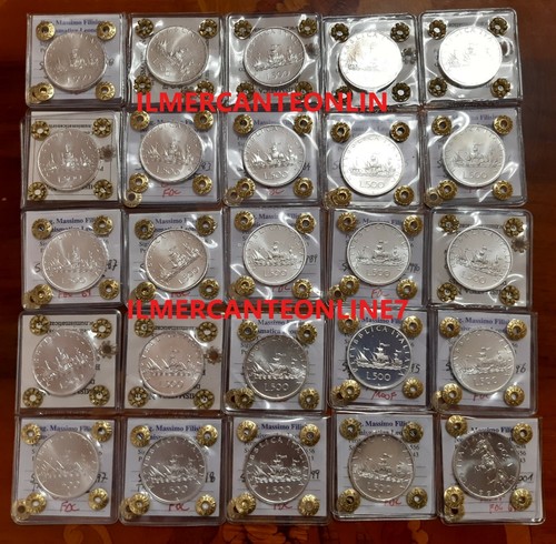 500 lire argento caravelle fdc - 500,