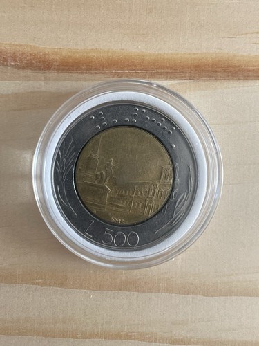 Moneta italia 500 - moneta,