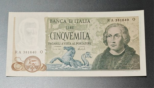 5000 lire colombo - colombo, 2°