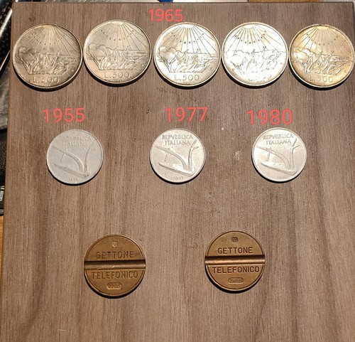 Lotto 5x500 lire caravelle - lotto,