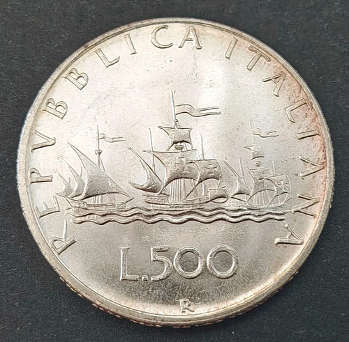 500 lire caravelle - lire, 1959