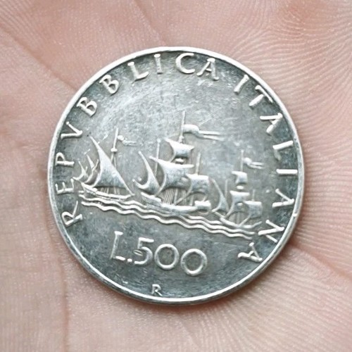 Moneta 500 lire - moneta,
