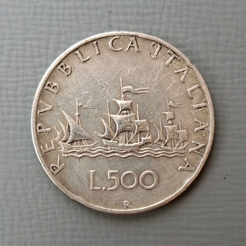 Moneta repubblica italiana 500 - repubblica,