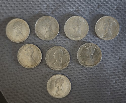 Lotto 500 lire argento