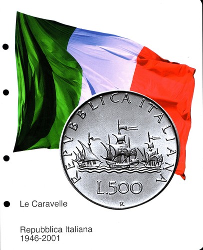 Collezione lire 500 caravelle - collezione,
