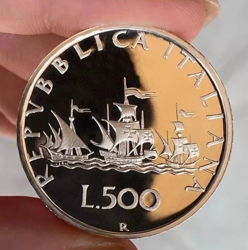 500 lire caravelle 1993 proof - lire,