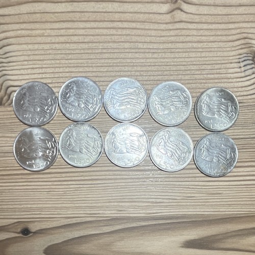 Lotto monete 500 lire - lotto, da