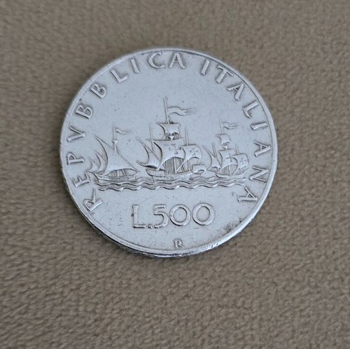 Moneta 500 lire tre caravelle - 500,