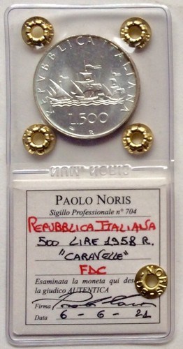 500 lire argento - lire,