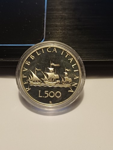 500 lire argento proof 2001 - 500,