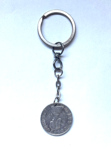 Portachiavi con 500 lire - portachiavi,