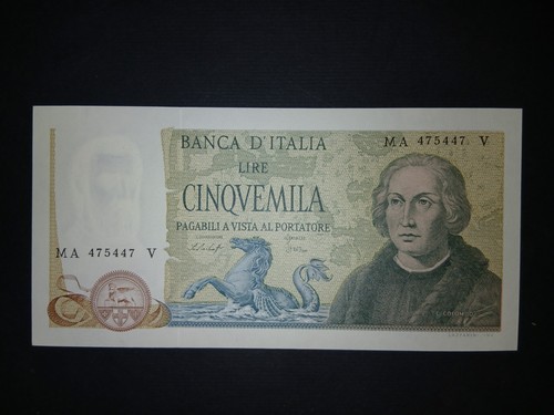 5000 lire colombo caravelle - lire, 3