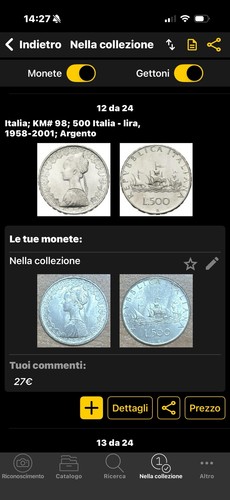 Italia 500 lire caravelle - 500,