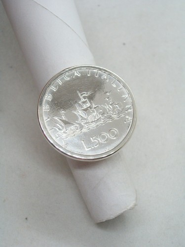 Anello argento 925 con 500 - in,
