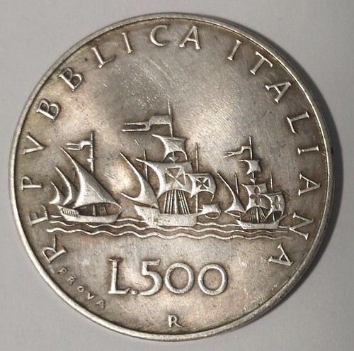 Copia moneta 500 lire 1957 - moneta,
