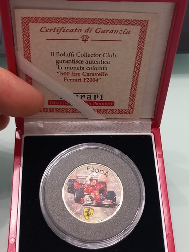 500 lire argento ferrari - argento, f2004