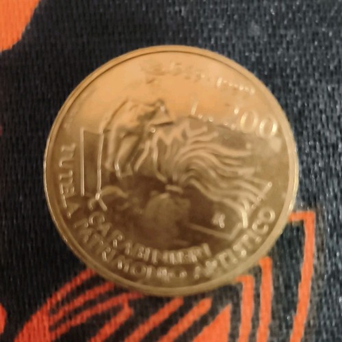 Italia moneta 200 lire lavoro - italia,